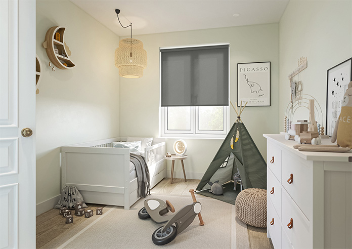 Rimini, Storm Cloud - Twist&Fit Roller Blind - Image 7